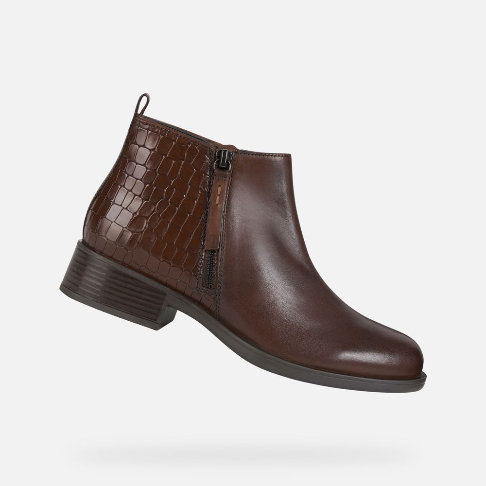 Geox Bayan Ankle Bot Kahverengi - Resia - NHT-382017